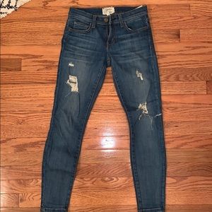Ankle length jeans